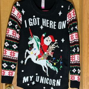 No Boundaries Black Knit Sweater